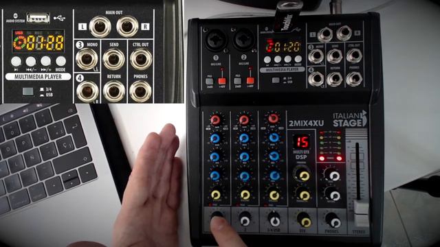 Italian Stage 2MIX4XU: Mezclador de audio estéreo de 4 canales смотреть онлайн