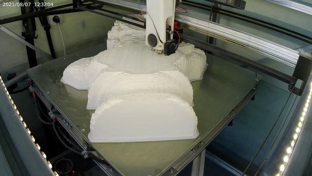 Печать на 3D принтере бюст Аполлона