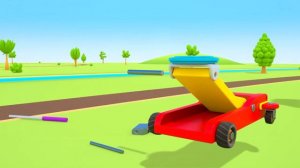 Leo the Truck & a flashlight. Funny stories for kids. Cars & toys. Leo the Truck cartoons for kids.