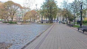 Москва. Осенняя прогулка по Чистопрудному бульвару