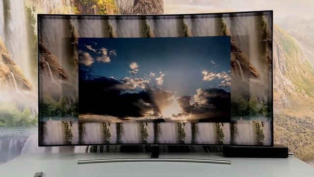 Телевизор Samsung QLED QE65 Q8C с изогнутым 4K-экраном 65” на квантовых точках смотреть онлайн