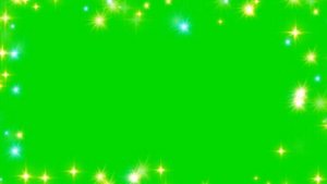 ?РАМКА ИЗ ЗВЁЗДОЧЕК. Хромакей. Зелёный экран. Chroma Key. Green Screen..mp4