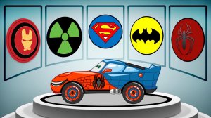 SPIDERMAN McQueen ! SUPERHERO HULK IronMan SuperMan BatMan Disney Cars