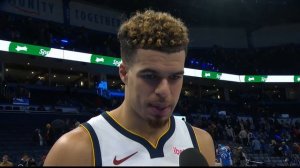 Michael Porter Jr. On Court Interview After The Win vs. Thunder | 10.29.23