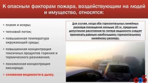 Опасные факторы пожара, влияющие на людей
