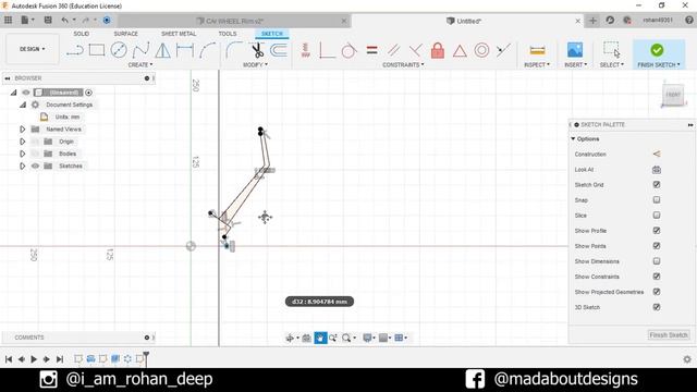 How to design a Car wheel rim on Autodesk Fusion 360 | Fusion 360 Tutorial for beginners смотреть онлайн