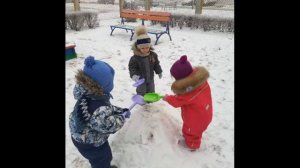 Выпал беленький снежок!