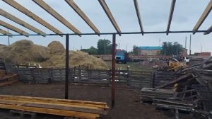 Сарай своими руками. Большой сарай. Жизнь в деревне