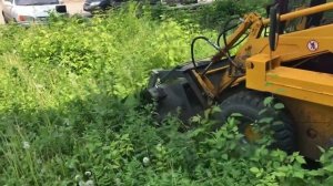 Видео мульчер на минипогрузчик