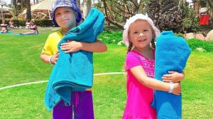 ВЛОГ Мы в Египте! Рома и Диана на отдыхе