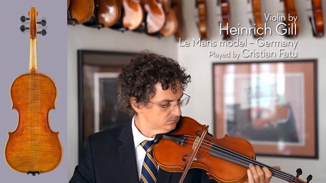 Heinrich Gill "Le Mans" 4/4 violin / Cristian Fatu / at the Metzler Violin Shop смотреть онлайн