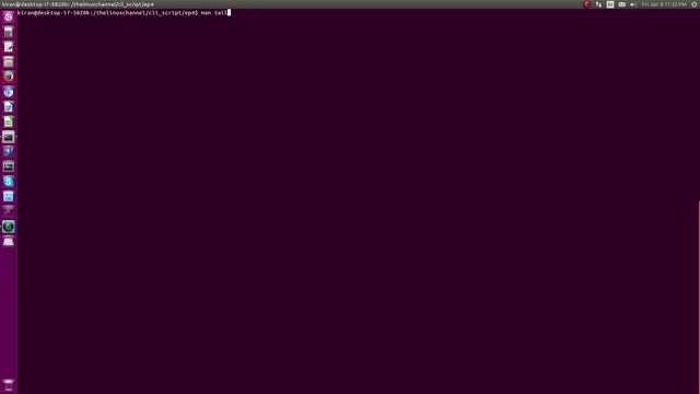 Online Course - Linux CLI Scripting - Episode7 - $tail command