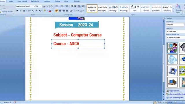 cover page design in Microsoft word | practical file design | cover page design| front page design.