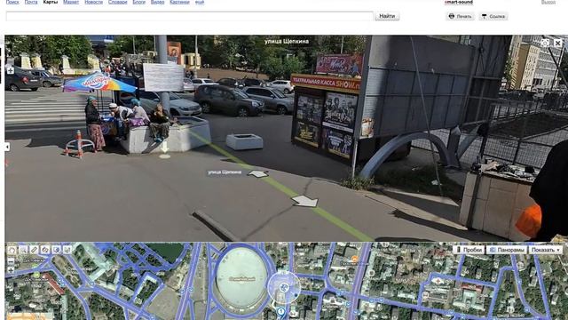"Провинциальный" центр Москвы. (Приколы с Яндекс.Карт. выпуск 1.)