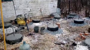 Каркасный дом 4 на 6. Фундамент.