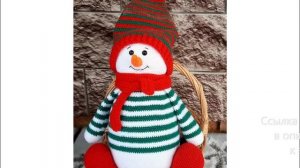 МК по вязанию амигуруми Весёлый Снеговик крючком. Автор: Тата i Петелька