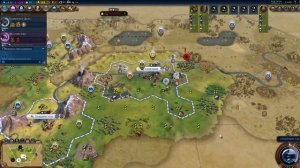 Сетевая партия за Шотландию (FFA 8) в Civilization 6. #1 - Тесновато.