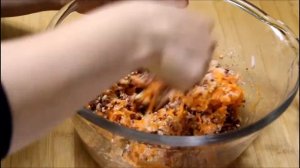 Постное орехо-морковное печенье / Веганское печенье