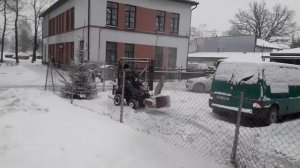 Испытание снегоуборщика(долгожданное)