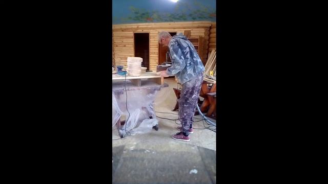 Изготовление деревянной лестницы прямо на объекте часть 3