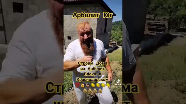 Строим Дом из Арболит Блока#строительстводома #строительстводомов #строительствоизарболита