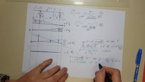 Построение линий влияния изгибающих моментов в простых балках / строительная механика