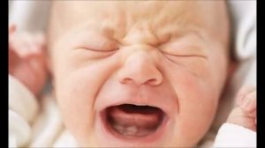 Ouça o som de um bebê chorando