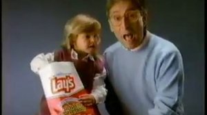 Lays chips commercial with Judith Barsi