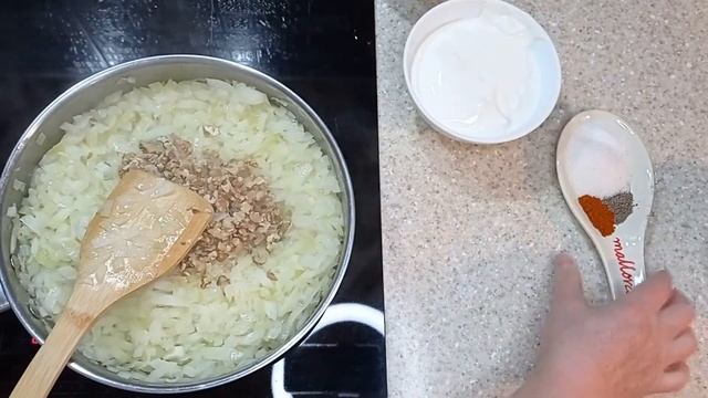 пирог запеканка из лука и орехов// сливочный вкус//рецепт из старой книги смотреть онлайн