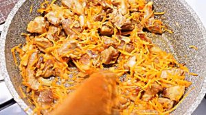 Не обязательно варить макароны отдельно! Макароны с мясом.  Быстрый рецепт обеда или ужина.