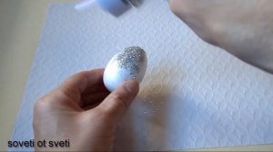 DIY:Декор ПАСХАЛЬНОГО ЯЙЦА в БЛЕСТКАХ. Easter eggs GLITTER