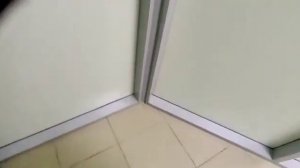 Стационарная перегородка из ЛДСП и пластика