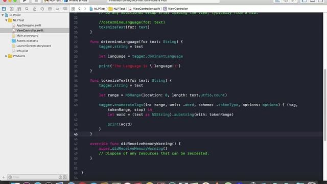 iOS11 - Swift 4 - Введение в Natural Language Processing, NLP. Часть 1
