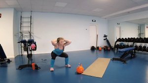 Функциональная тренировка с гирей для умиротворения - понедельник день тяжёлый, но весёлый)