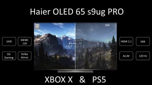 TV Haier OLED Game Console PS5 Xbox X