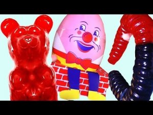 ★ Желейный МЕДВЕДЬ и ЧЕРВЬ Яйцо ШАЛТАЙ-БОЛТАЙ Посылка из США Gummy Bear  Gummy Worm Humpty Dumpty