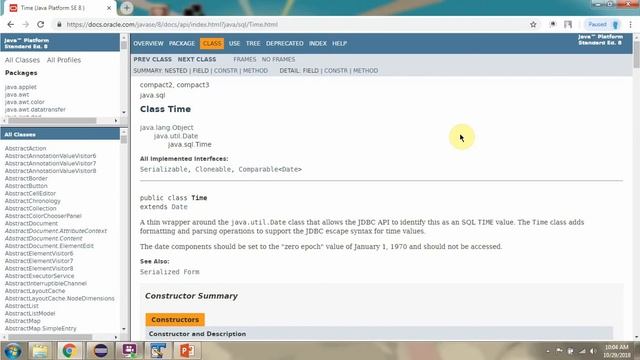 java.sql.Time class Introduction | Java Date and Time | Date and Time in java