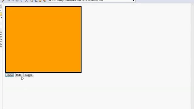 jQuery Tutorial - PART-29 - EFFECTS BASIC смотреть онлайн