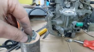 Ремонт ускорительного насоса карбюратора кейхин1 keihin1 ауди 100