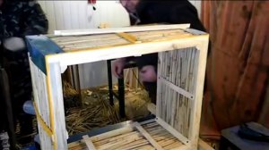 Пчелы. Улей из камыша часть 2