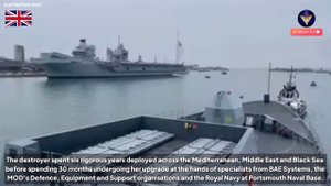 Royal Navy's Type 45 Destroyer, HMS Duncan prepares for front-line operations after major overhaul