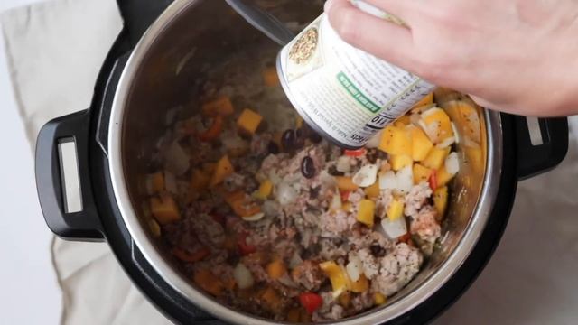 TURKEY CHILI Butternut Squash Recipe | Butternut Squash Chili | Instant Pot | healthy cheap meals смотреть онлайн