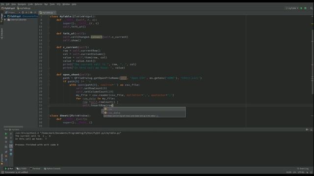 PyQt5 Lesson 18 Read csv Spreadsheet part 3 смотреть онлайн