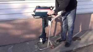 Запуск лодочного мотора ,,YAMAHA  3,5 АС,, (642)