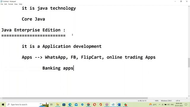 CORE JAVA tutorials || Demo - 2 || by Mr. Nageswar Rao On 03-01-2023 @8AM IST смотреть онлайн