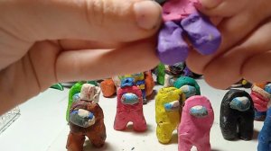 как слепить амонг ас из пластелина