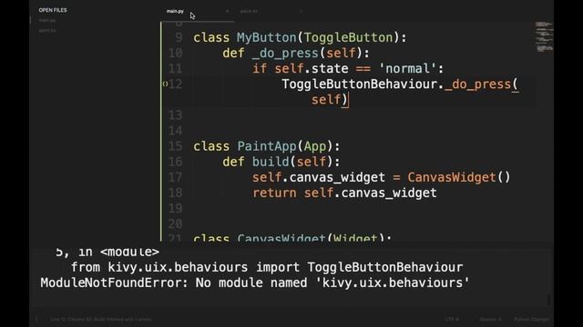Kivy Tutorial | Python GUI Tutorial | Use Kivy Python to create a Cross-Platform Paint App смотреть онлайн
