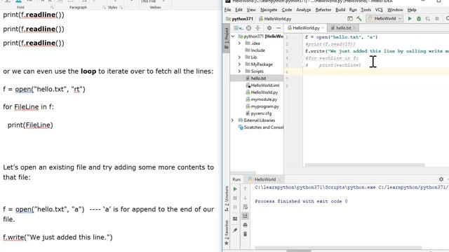 24. Python - File Handling - Append Data to a File