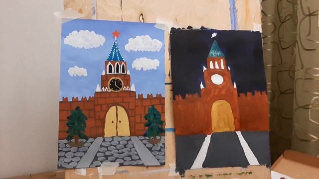 Рисуем Кремль смотреть онлайн