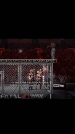 WWE 12 Outsider Story R Truth Steel Cage Jump